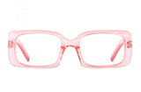 WILMA l. pink transparent Reading Glasses