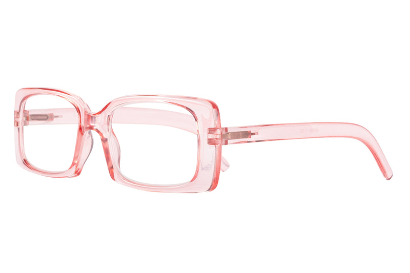 WILMA l. pink transparent Reading Glasses